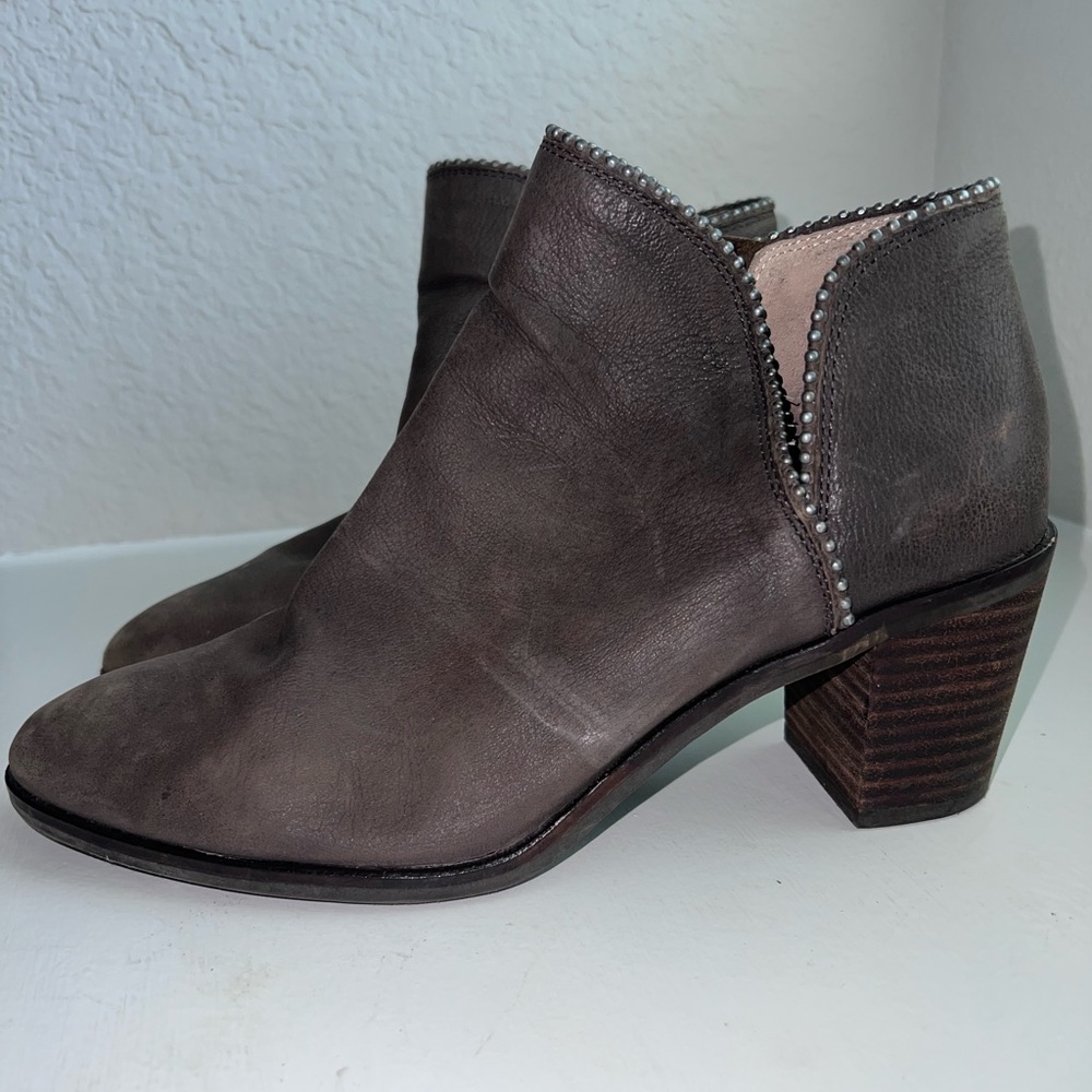 Lucky Brand Brown Ankle Booties